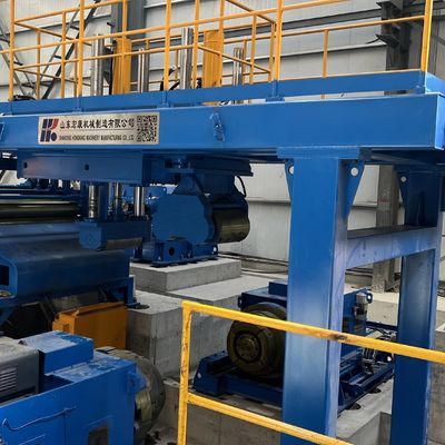 35T Spulengewicht Automatische Stahlspulen Schneidlinie Entwickeln Ebene Scheren Maschine