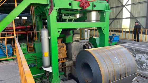 75kw Nennleistung Stahlplatten-Schrott-Coiler-Schneidemaschine für 2000-12000mm Schneidbreite