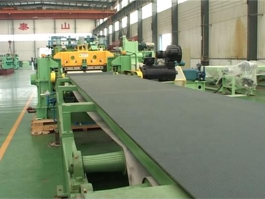 Hochproduktive Flachmachine für die Geradigung und das Querschneiden von Stahlblechen