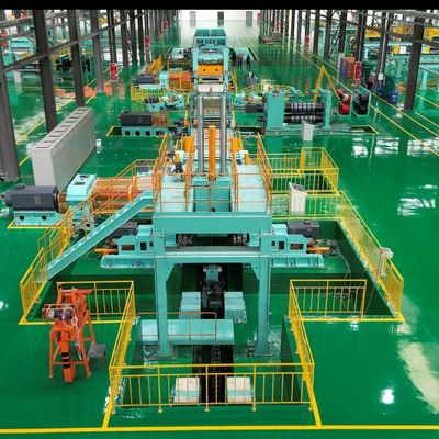 Metallgerichtungs- und Querschnittmaschine für Stahlbleche mit hoher Produktivität