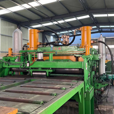 380V-Produktionslinie für das Entwickeln und Nivellieren von Blechmetallscheren mit einem Spulengewicht von 35 t