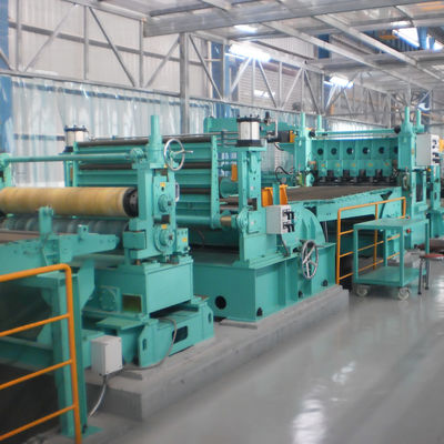 240 kW Hochproduktivitäts-Metallspulen-Entwicklung-Ebene Flying Shear-Kombinationslinie