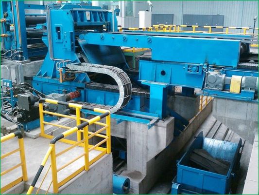 Metall-Coil-Uncoiling-Gleichstellung mobile Schere Produktionslinie mit hoher Produktivität